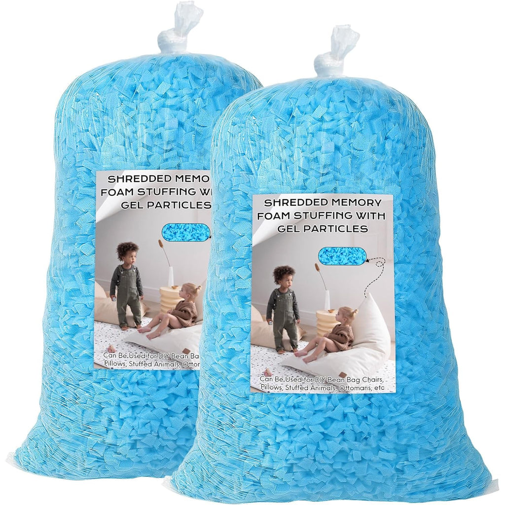 Bean Bag Filler, 10Lbs Shredded Memory Foam Filling, Bean Bag Chair Filling Stuffing, Bean Bag Refill Insert, Punching Bag Filler, Pillow Filler Stuffing For Stuffed Animals/Couch/Dog Bed/Coop