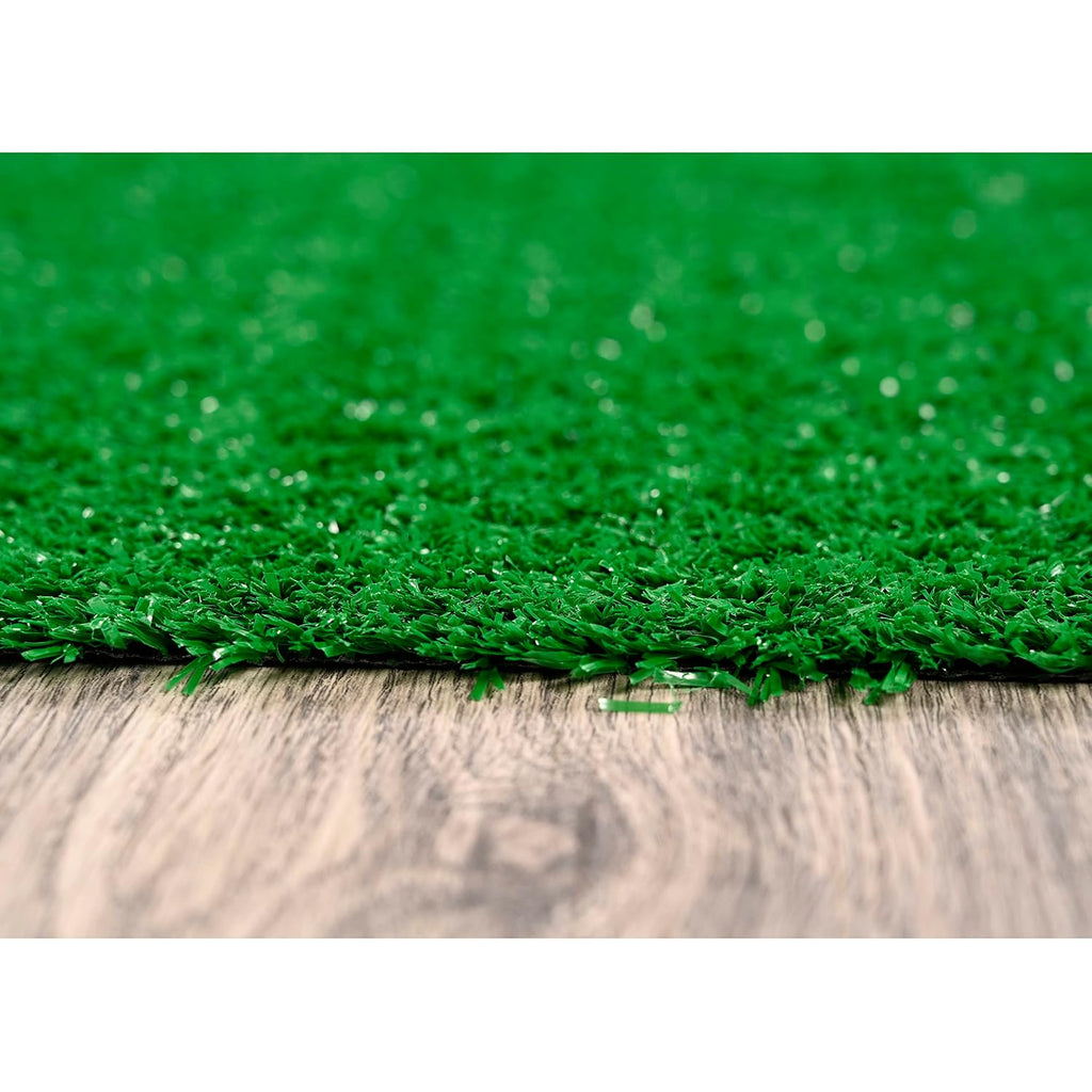 Garland Rug Artificial Grass 7 Ft. X 10 Ft. Large Indoor/Outdoor Area Rug Green -Lush Green, Durable, And Low-Maintenance For Patios, Lawns, And More