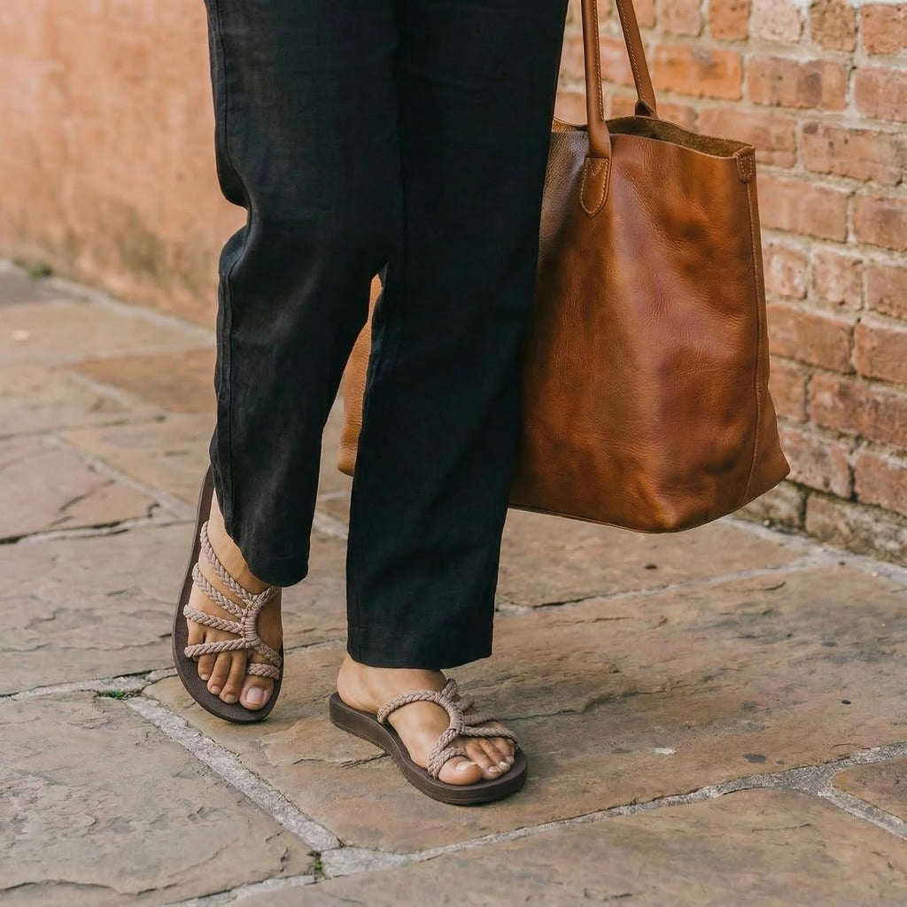 Plaka Relief Flip Flops For Women With Arch Support | Comfy Sandals For Women | Perfect For The Beach, Long Walks Or Poolside