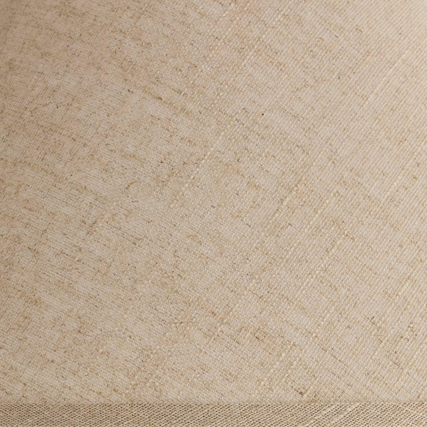 6" Top X 17" Bottom X 11 1/2" High X 11 1/2" Slant Lamp Shade (Pre-Assembled) Replacement Large Beige Brown Empire Round Rustic Farmhouse Western Fine Burlap Fabric Spider Harp Finial
