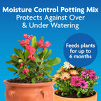 Miracle-Gro Moisture Control Potting Mix, 8 Qt. (2-Pack) | Plant Soil For Container Plants, Protects Against Over- And Under-Watering