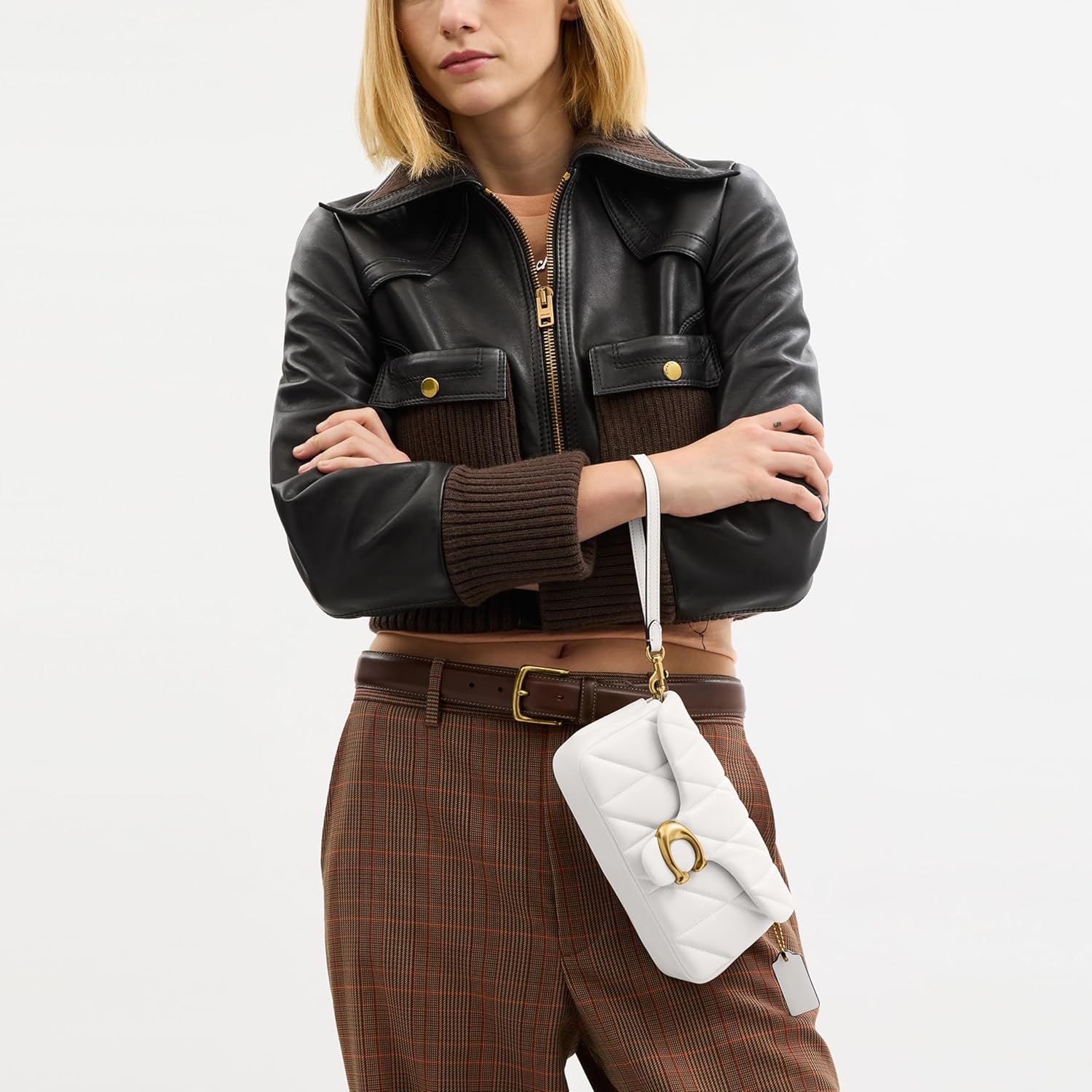 COACH Tabby Chain Crossbody Bag 19 With Quilting