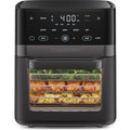 Chefman Air Fryer 6-In-1, Xl 14-Quart Multifunctional Airfryer With Touchscreen Controls, Rotisserie, Food Dehydrator, Convection Oven, Bake, Broil, And Reheat Functions, Windowed Door – Black