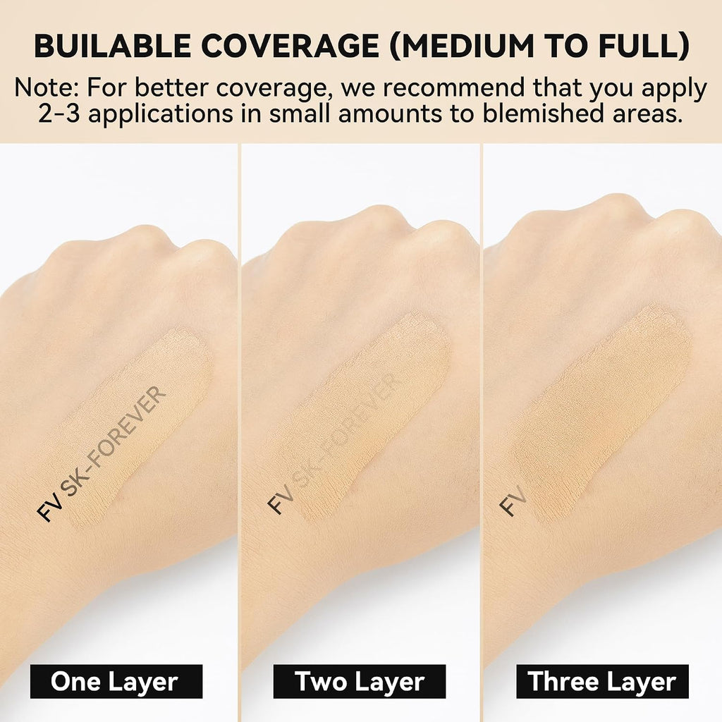 Fv Matte Waterproof Foundation-Longwear Transfer-Proof, With Medium To Full Coverage, Oil-Control & Lightweight, Liquid Foundation Makeup For Normal/Oily Skin, 30G, Natural Beige