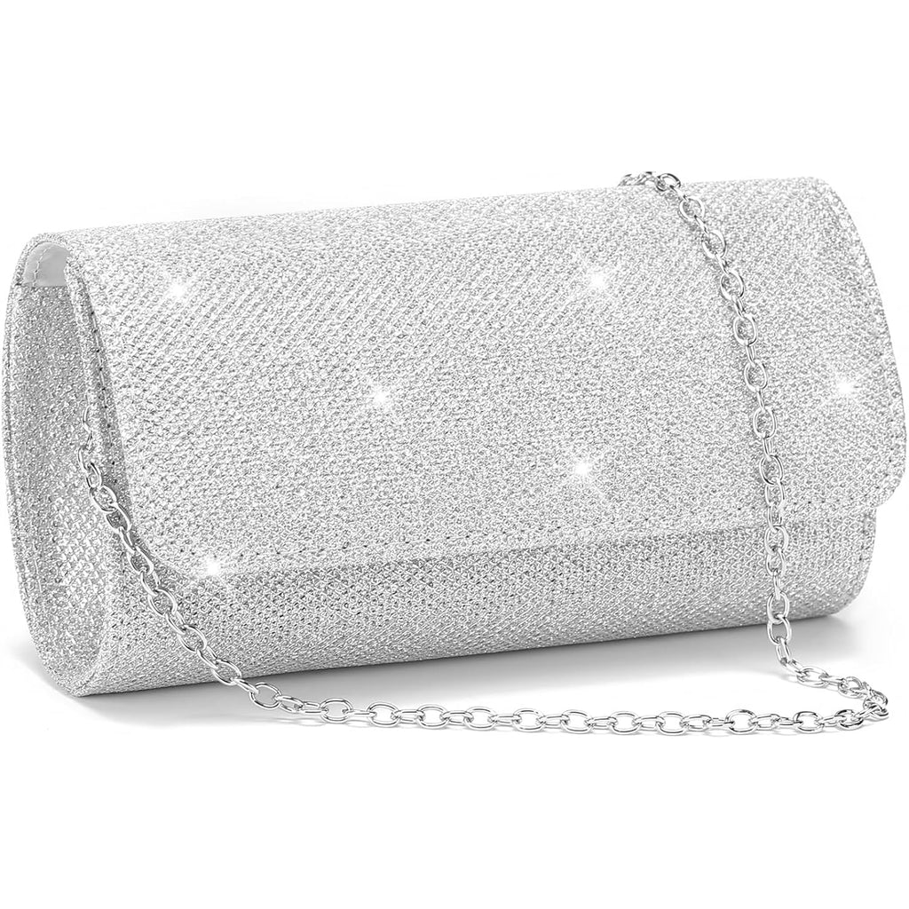 Rniega Clutch Purses For Women, Evening Bag With Detachable Chain Ladies Sparkling Party Handbag Wedding Bags