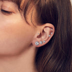 7 Pairs Silver Cubic Zirconia Stud Earrings for Women Trendy Stud Earrings Set Hypoallergenic Stud Earrings 20G CZ Studs Earrings for Women Jewelry Stud Earring
