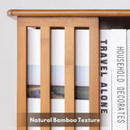 Rotating Bookshelf Tower, 360° Display Spinning Bookcase, Bamboo Bookshelf Floor Standing Storage Rack, Wood Narrow Book Shelf Organizer For Kids Adults (Walnut, 6 Tier)
