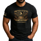 250 Anniversary Usa Shirt, Usa Eagle Graphic Shirt For Men | Show Your Pride With These Stylish Men'S Patriotic Shirts, Crafted For Bold Expression And Comfortable, Everyday Wear.