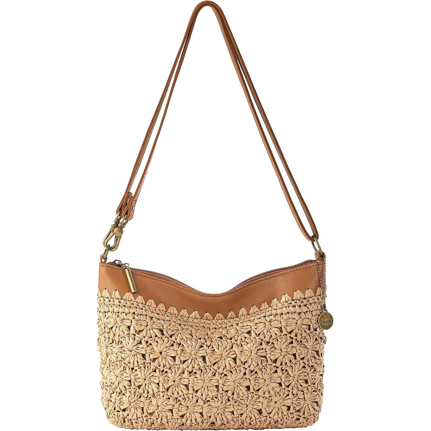 The Sak Lumi Convertible Crossbody Purse - Women'S Handbag For Everyday & Travel, 3-In-1 Small Crossbody In Crochet & Leather
