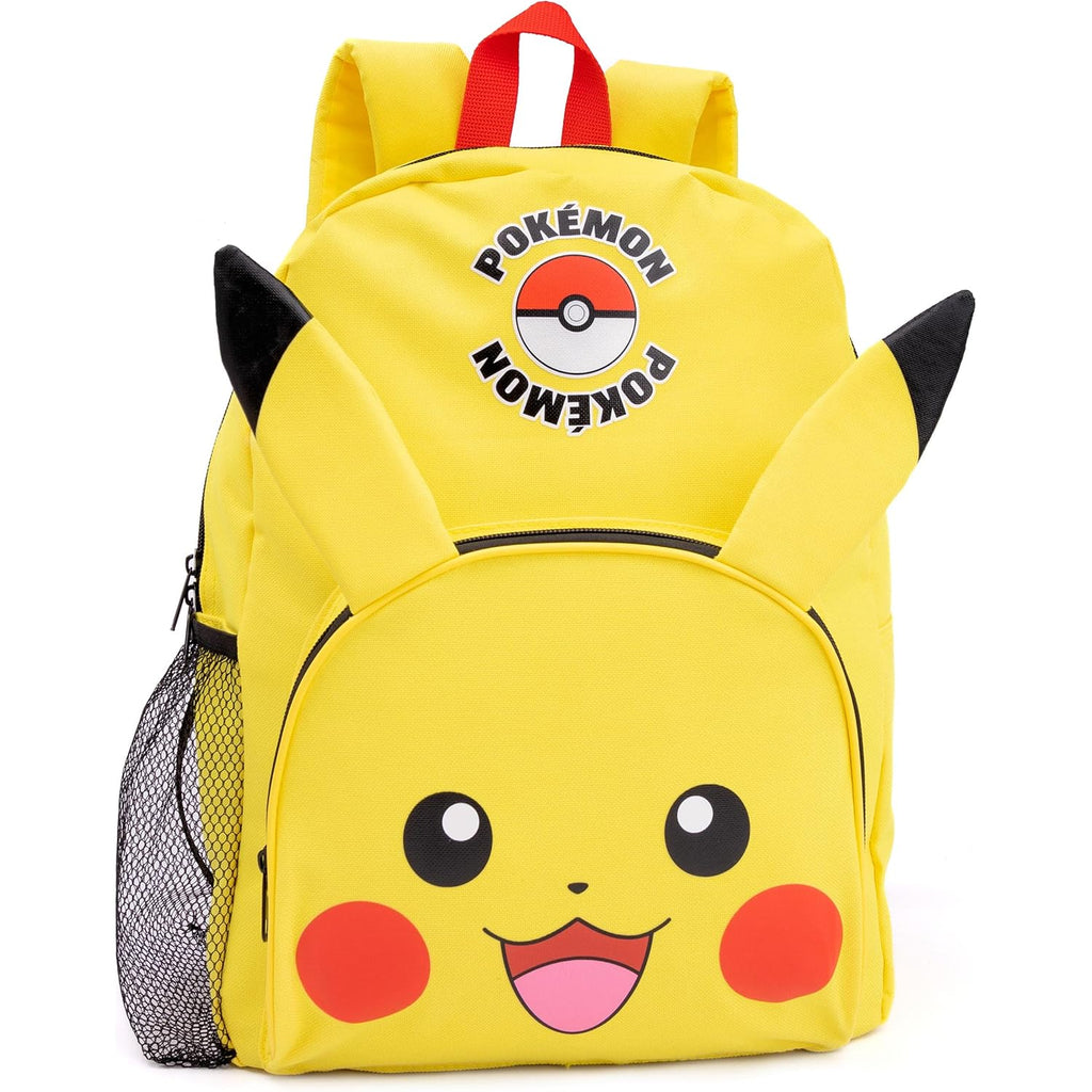 Pokémon Pikachu Kids Backpack Set | 4-Piece School Bag With Lunch Bag, Pencil Case & Water Bottle