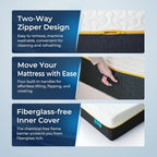 12 Inch Full Mattress, Cooling Memory Foam Mattress In A Box, Full Size Mattress For Pressure Relief And Cool Sleep, Medium Plush, Certipur-Us Certified