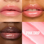 Maybelline Lifter Glaze Oil Balm With Hyaluronic Acid And Hydrating Oil Blend, Lip Balm With 24Hrs Of Smooth, Moisturizing Shine, Pink Drip (Sheer Baby Pink)