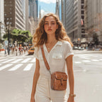 Small Crossbody Bag For Women With Card Slots Vegan Leather Messenger Bag Men Wallet, Cross Body Anti-Theft Shoulder Purse