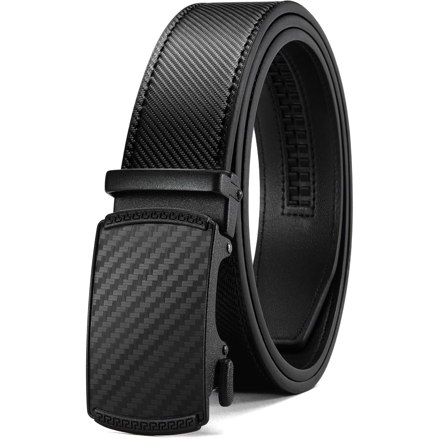 Chaoren Mens Belt Leather Ratchet Belt - Customizable Fit, Effortless Style (35Mm)