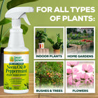 Neem Oil Plant Spray With Peppermint Oil, Indoor & Outdoor Plants, 32 Oz | Ready-To-Use Spray, Natural Plant Wash, Smart Grower