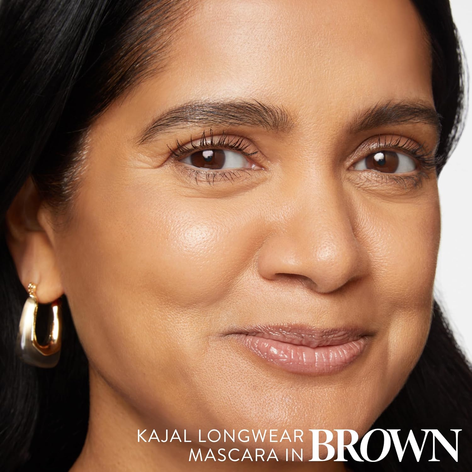 LAURA GELLER NEW YORK Kajal Longwear Mascara – Brown – Volumizing, Lengthening, & Defining Mascara - Smudge‑Proof & Flake‑Proof Wear, Buildable Formula