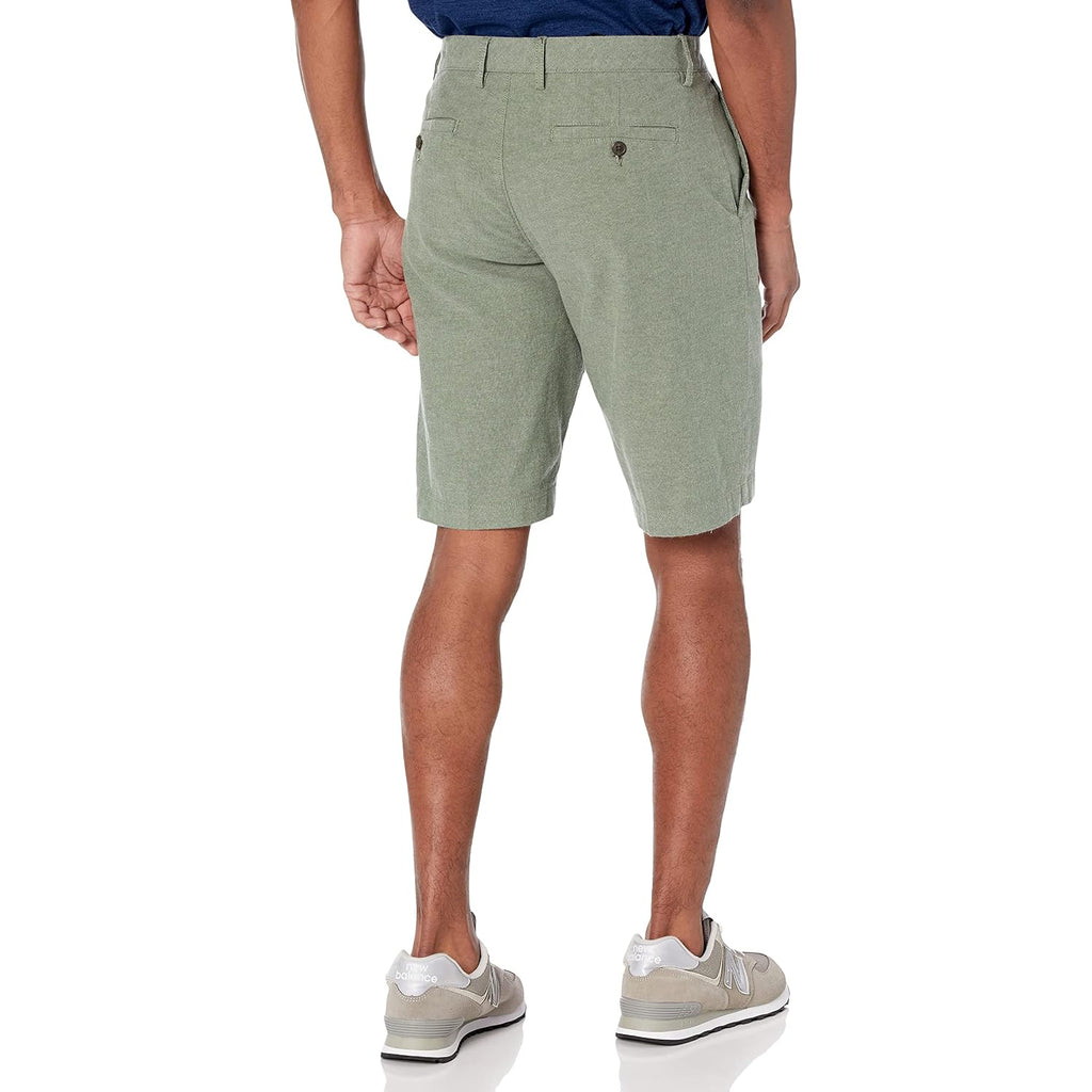 Amazon Essentials Men'S Slim-Fit 11" Lightweight Comfort Stretch Oxford Shorts