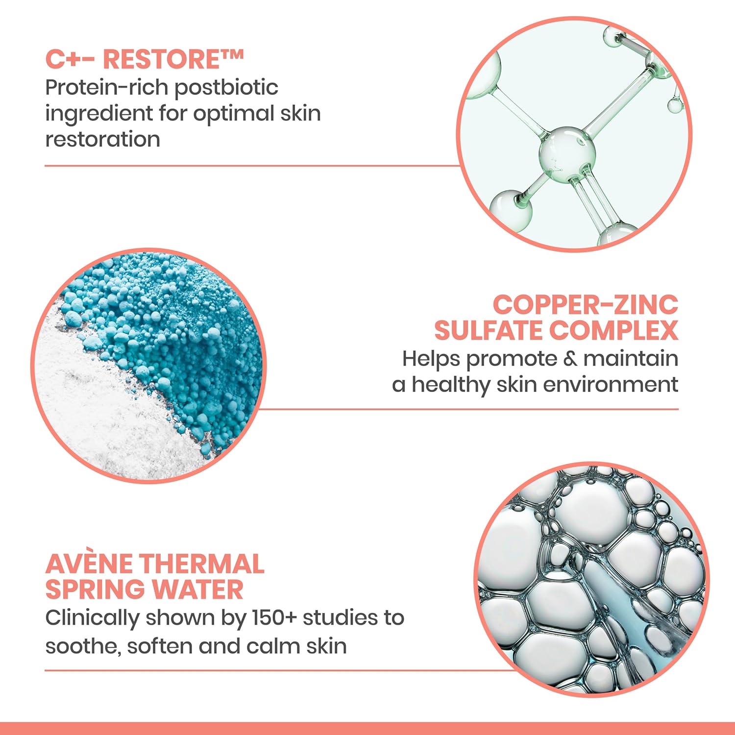 Avène Cicalfate+ Restorative Protective Cream, Face Moisturizer, face cream for sensitive skin, helps restore skin barrier, restorative cream, safe for infants, children and adults