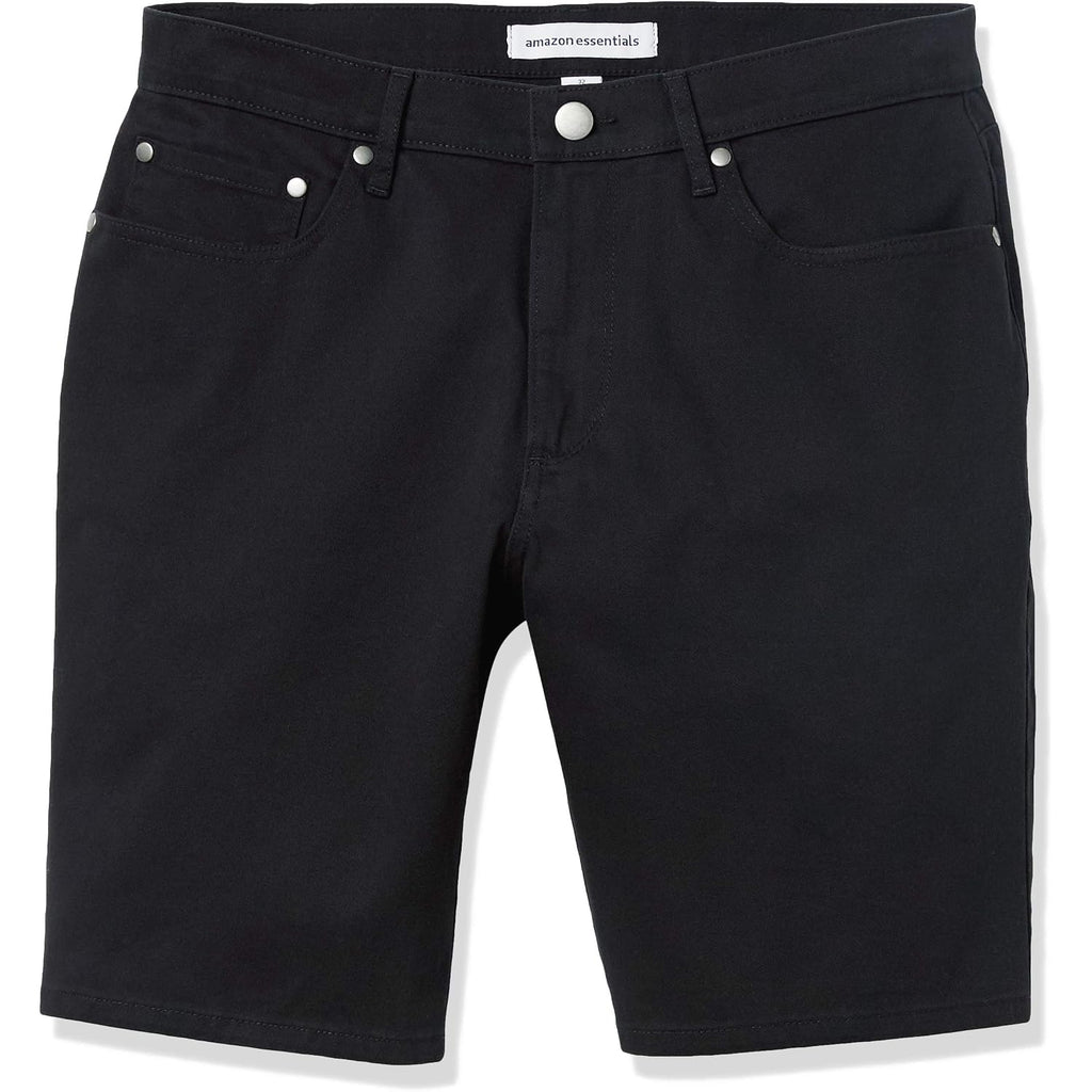 Amazon Essentials Men'S Slim-Fit 9" Inseam Stretch 5-Pocket Shorts With Tapered Leg