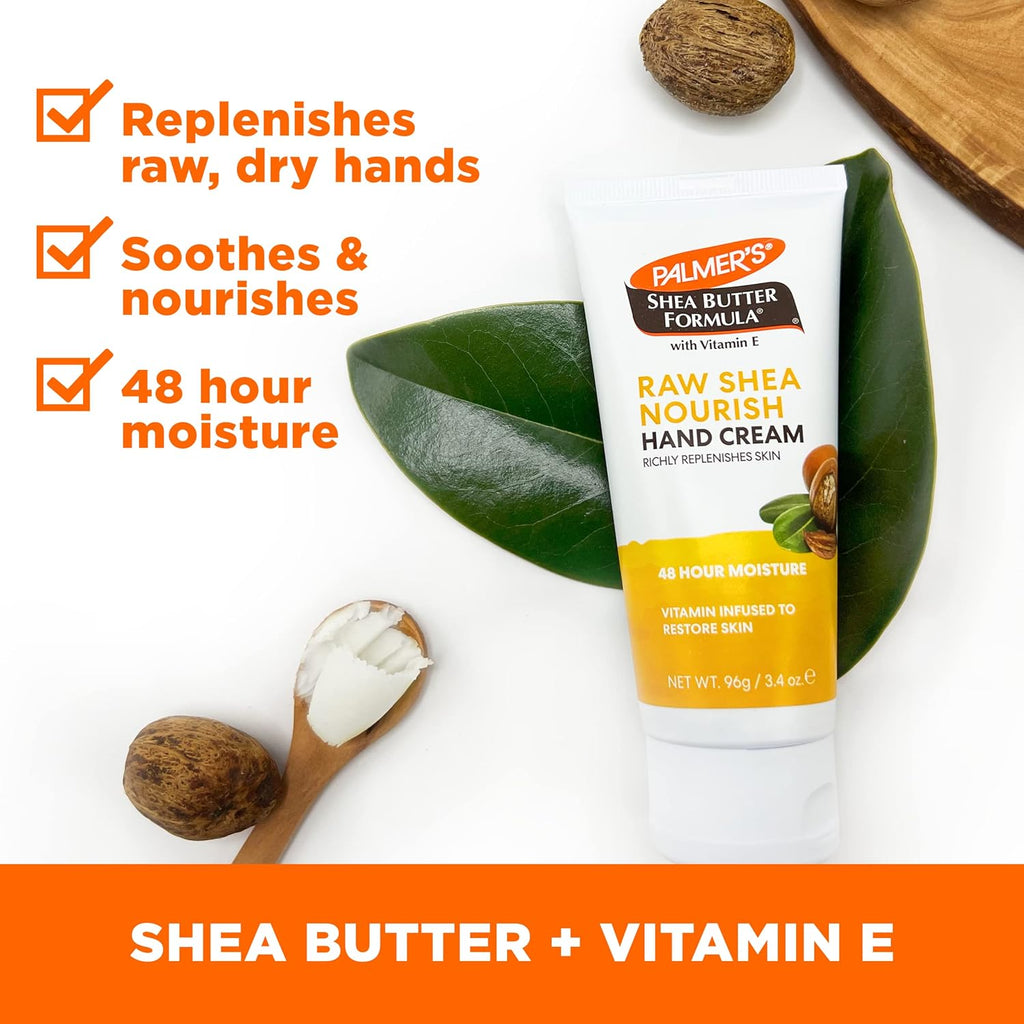 Palmer's Shea Butter Formula Hand Cream for Dry, Cracked Skin. Hand Lotion Easter Basket Stuffers, Travel Size Hand Moisturizer, 3.4 Ounce