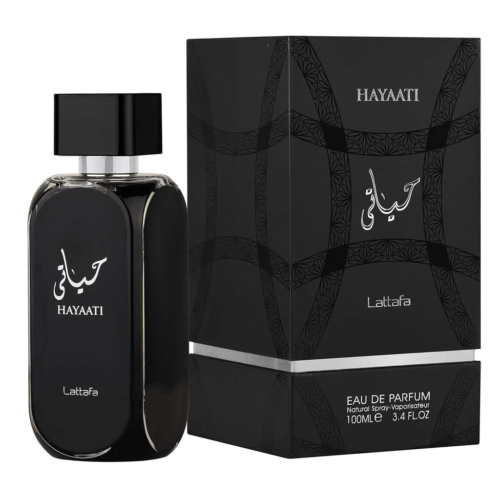 Lattafa Perfumes Hayaati Eau De Parfum Spray For Men, 3.4 Ounce