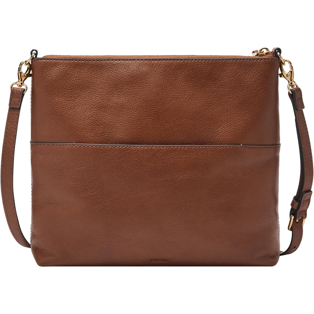 Fossil Women's Harper Leather Small Flap Crossbody Purse Handbag for Women