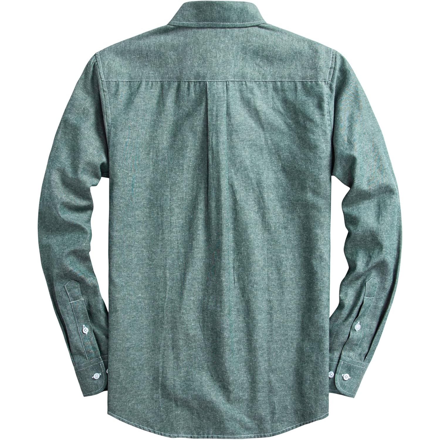 Mens Oxford Shirts Long Sleeve Slim Fit Lightweight Casual Button Down Shirts With Pocket