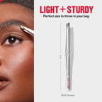 Revlon Multipurpose Hair Removal Tweezer, High Precision Slant Tip Tweezers for Men, Women & Kids, Stainless Steel (Pack of 1)