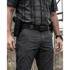 Chaoren Tactical Belt Men - 1.5" Stretch Work Belt With Zinc Alloy Buckle | Quick Release, Zinc Alloy Buckle, Heavy Duty, Stretchy Nylon, Military, Hiking, Edc, Emt, Ems