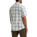 Wrangler Authentics Men'S Short Sleeve Classic Plaid Shirt