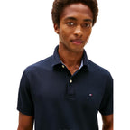 Tommy Hilfiger Men'S Short Sleeve Moisture Wicking Stretch Polo Shirt With Quick Dry + Uv Protection