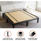 Imperius Foldable Box Spring, Bunkie Board, Bed Support Slats, Bed Boards For Under, Full 60 X 48 In