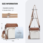 Roulens Crossbody Purse For Women Vegan Leather Medium Crossbody Wallet Bag For Travel Women Shoulder Handbags With Tassel