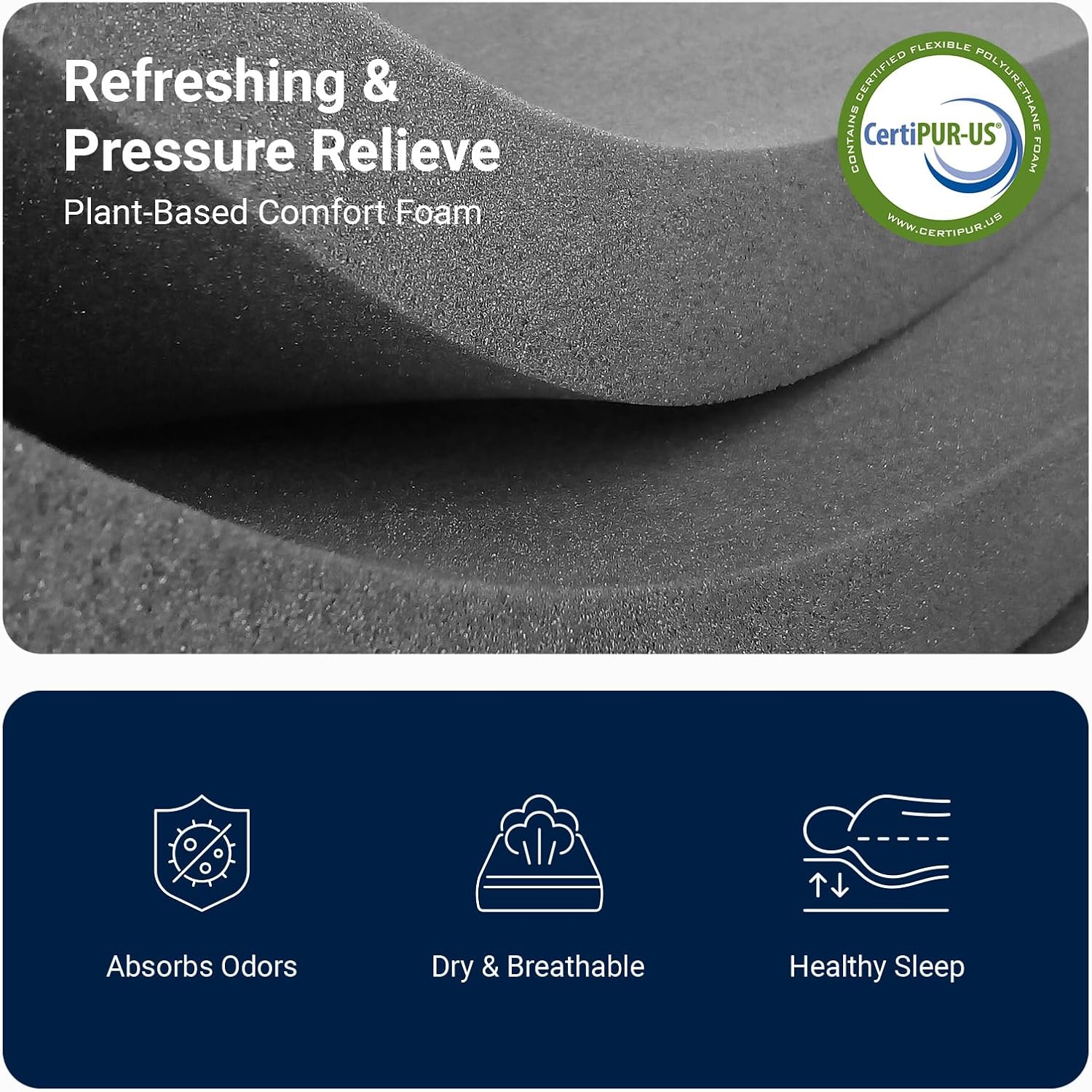 Avenco Twin Mattress, 6 Inch Twin Size Mattress, Gel Memory Foam Mattresses For Cooling Night Sleep & Pressure Relief, Colchones Fiberglass Free Certipur-Us Certified