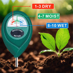 Long Probe Deep Use Soil Moisture Meter, Water Monitor Indicator Sensor, Hygrometer For Outdoor Indoor Large Pot Plants, Flower, Gardening, Farming