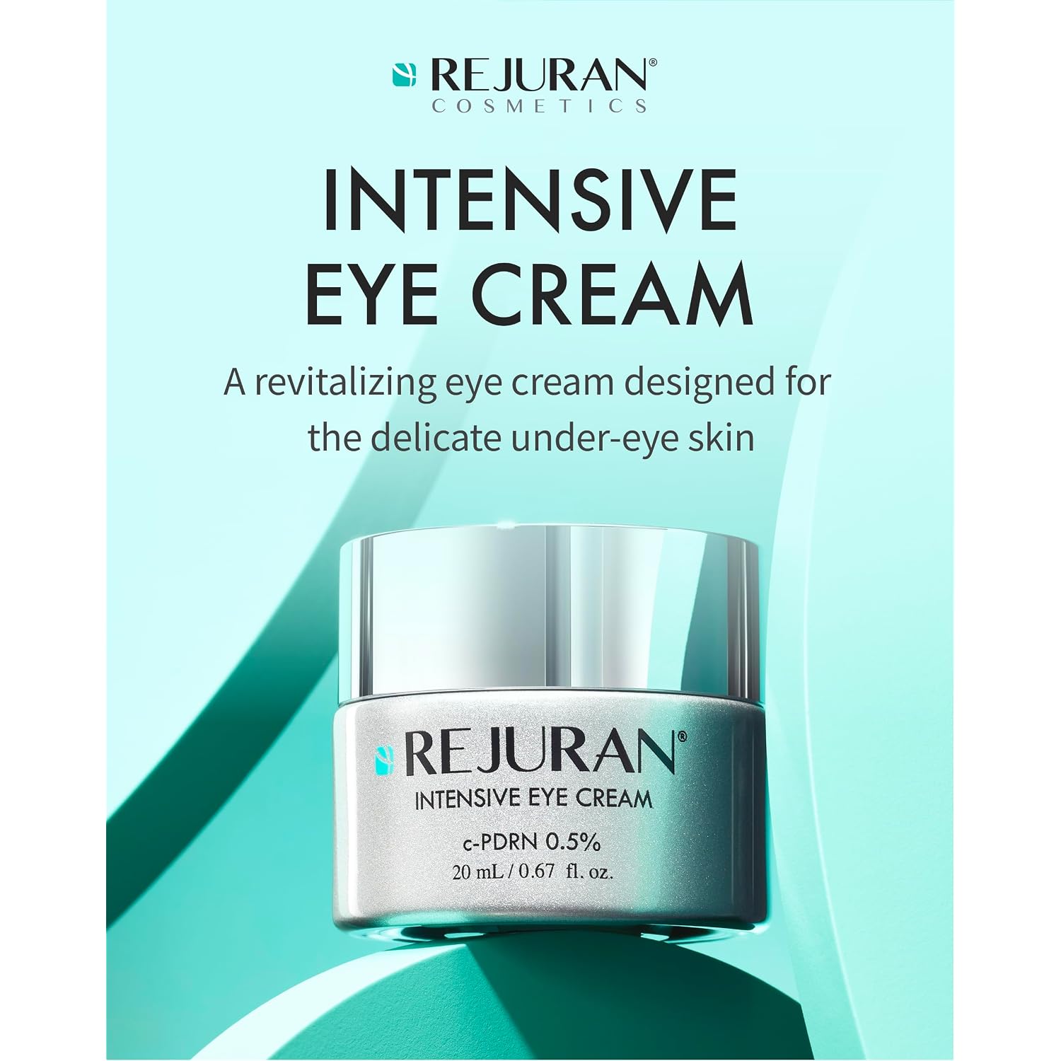 Rejuran® Intensive Eye Cream, C-Pdrn® - Fast-Acting Eye Treatment For Wrinkles, Lifting, And Dark Circles. Instant Hydration And Visible Revitalization. Korean Skin Care (0.67 Fl Oz)