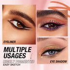 Langmanni 12Pcs Metal Colorful Eyeliner Pencil Set - Matte & Shimmer Eye Makeup,Smooth Use Long-Lasting & Waterproof Eyeliner Set