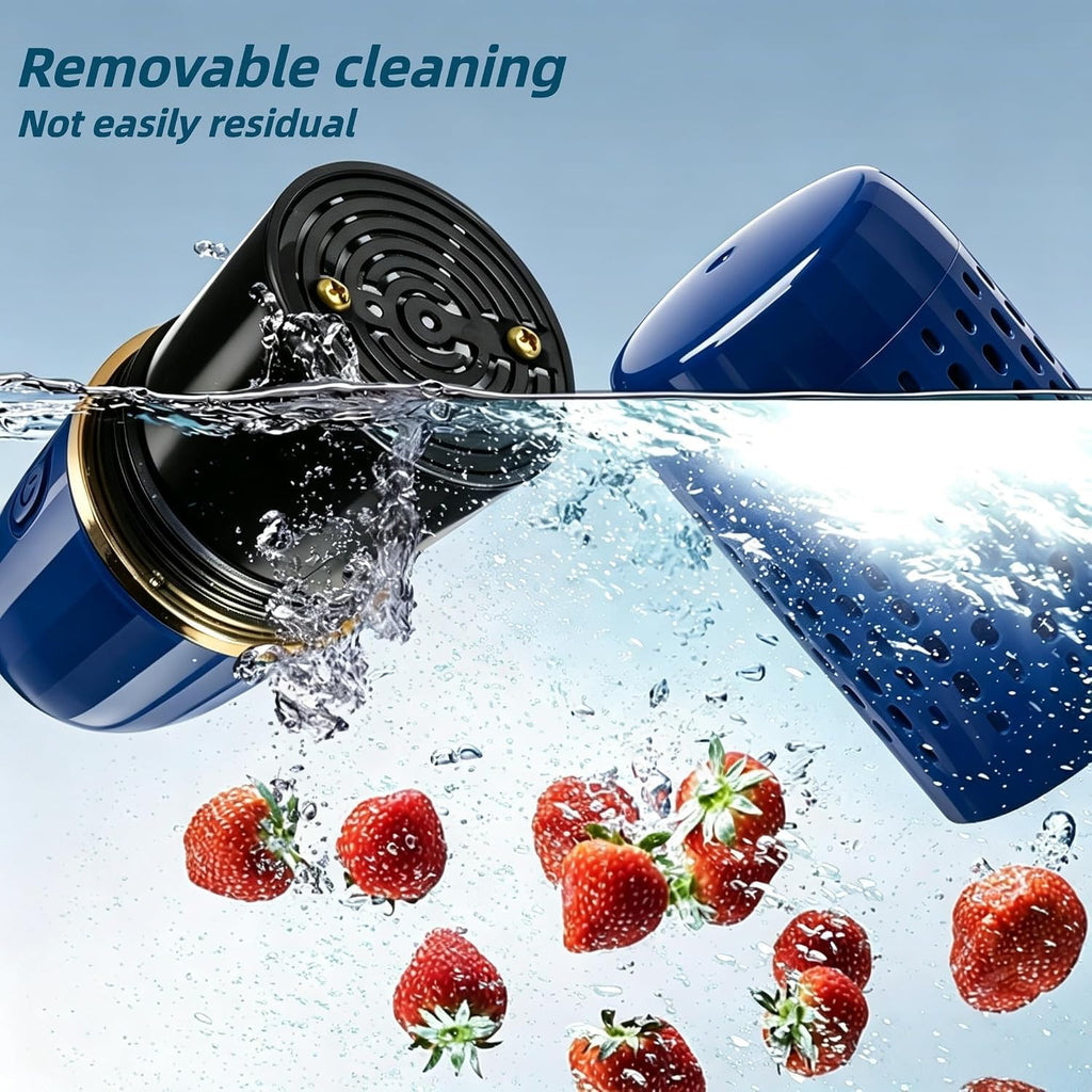 Purepod Produce Cleaner, Fruit And Vegetable Cleaner With Oh-Ion Technology | Ipx7 Wireless Food Purifier, 10 Min Auto Clean For Fruits, Veggie, Grains, Meat, Seafood