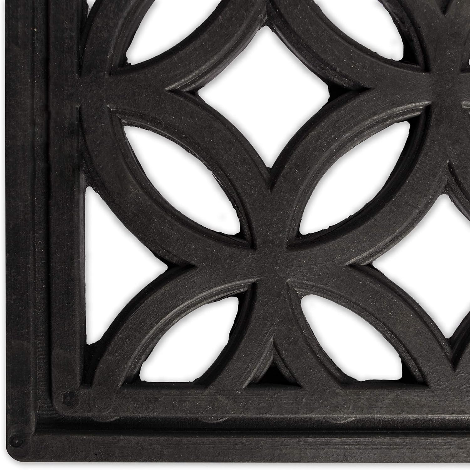 Dii Rubber Doormats Collection All Weather, 18X30, Lattice