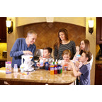 Snowie - Little Snowie Max Snow Cone Machine - Premium Shaved Ice Maker, With Powder Sticks Syrup Mix, 6-Stick Kit, White