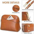 Kattee Small Leather Crossbody Bags For Women, Trendy Purses Handbags Shoulder Bag, Genuine Leather Cross Body Bag For Woman
