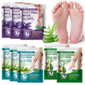 3 Pcs Foot Peeling Mask & 5 pcs Moisturizing Foot Mask ,Exfoliator Peel Off Calluses Dead Skin Callus Remover, Dry Skin Moisturizer for Soft Smooth Touch Feet,Foot Care Spa Peeling Gifts for Women Men