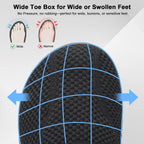 Joinfree Walking Shoes Women & Men Wide Toe Box Zero Drop | Diabetic Friendly Adjustable Upper Non Slip Grip Breathable Comfort Swollen Feet Pregnancy Elderly
