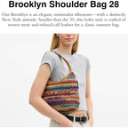 Coach Brooklyn Shoulder Bag 28 In Straw