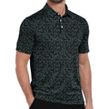 Zity Mens Print Polo Shirts Short Sleeve Moisture Wicking Shirts For Men Golf Tennis Daily Casual Collared T-Shirt