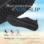 Homitem Water Shoes For Women Men Aqua Socks Swim Beach Pool River Slip-On Barefoot Quick-Dry Vacation Cruise Essentials Accessories For Yoga Kayak Sports