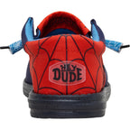 Heydude Men'S Wally Funk Spiderman Slip On Shoe | Lightweight Loafer | Flexible Sole | Easy On Fit