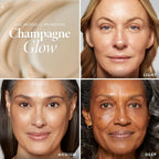 LAURA GELLER NEW YORK Spackle Primer - Champagne Glow - Super-Size 2 Fl Oz - Hyaluronic Acid Makeup Primer for Mature Skin