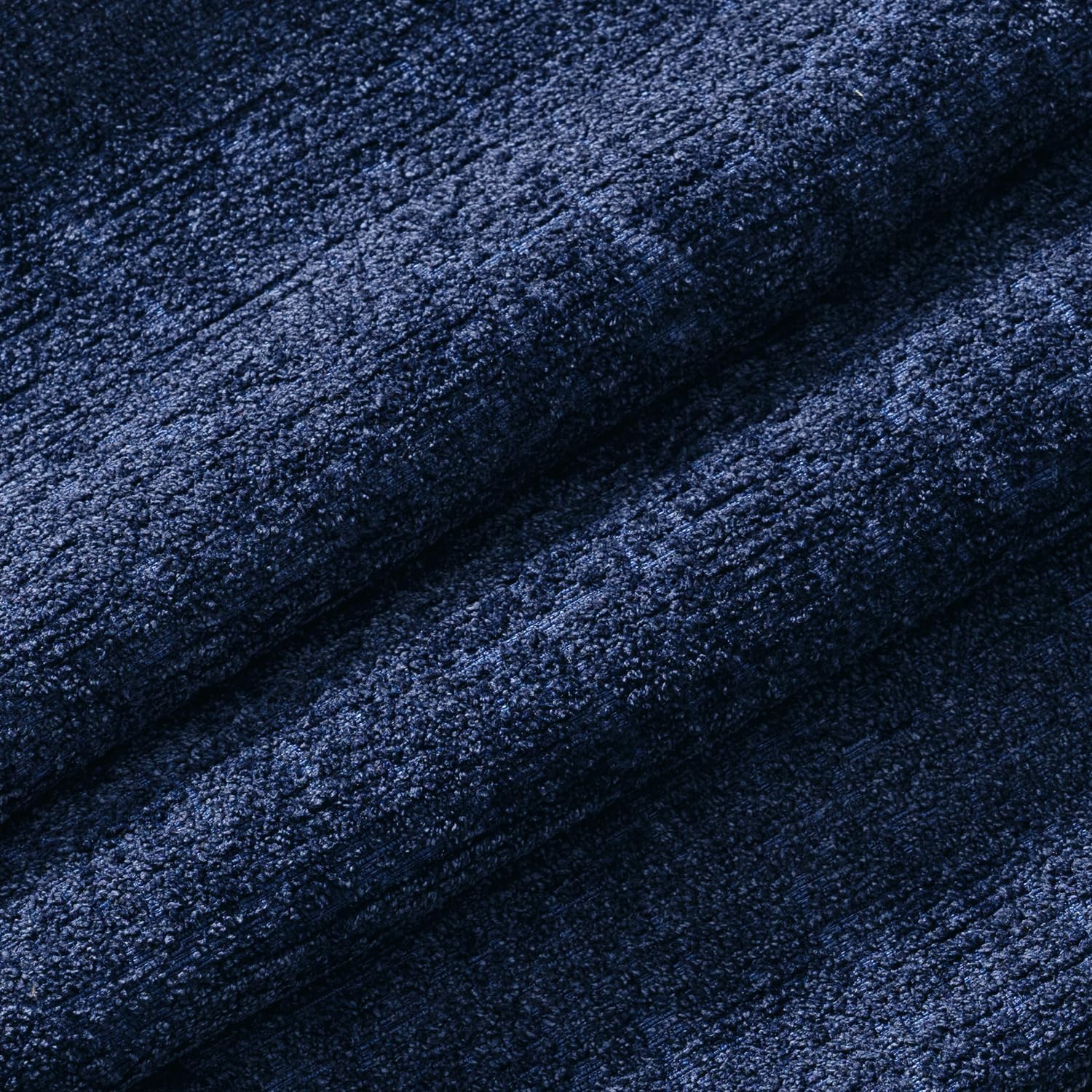 Miulee Decorative Throw Pillow Covers 18X18 Pack Of 2 Navy Blue Couch Pillow Covers Soft Cozy Textured Chenille Pillowcases For Home Decor Sofa Living Room Cushion Bedroom