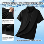 Polo Shirts For Men: Quick Dry Moisture Wicking High Elasticity Convenient Slim Fit Polo Runs Small